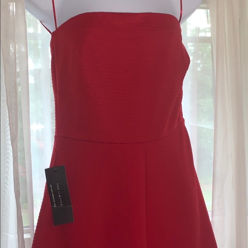 The Limited 🔥 Red Strapless Dress